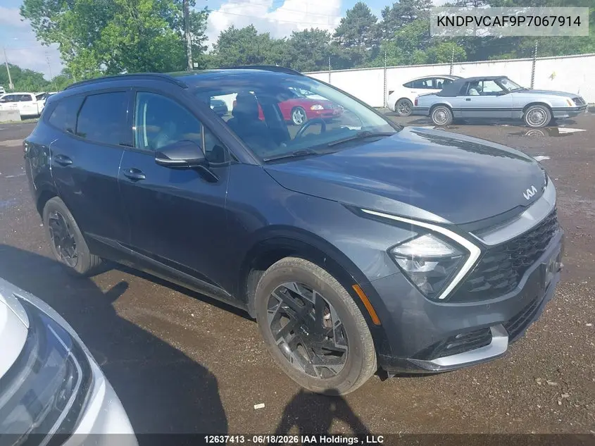 2023 Kia Sportage Ex VIN: KNDPVCAF9P7067914 Lot: 12637413