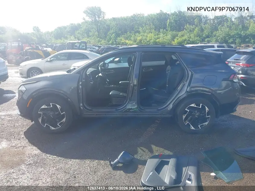 2023 Kia Sportage Ex VIN: KNDPVCAF9P7067914 Lot: 12637413