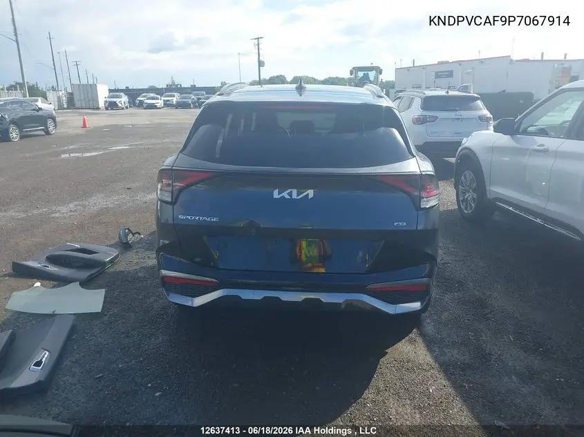 2023 Kia Sportage Ex VIN: KNDPVCAF9P7067914 Lot: 12637413