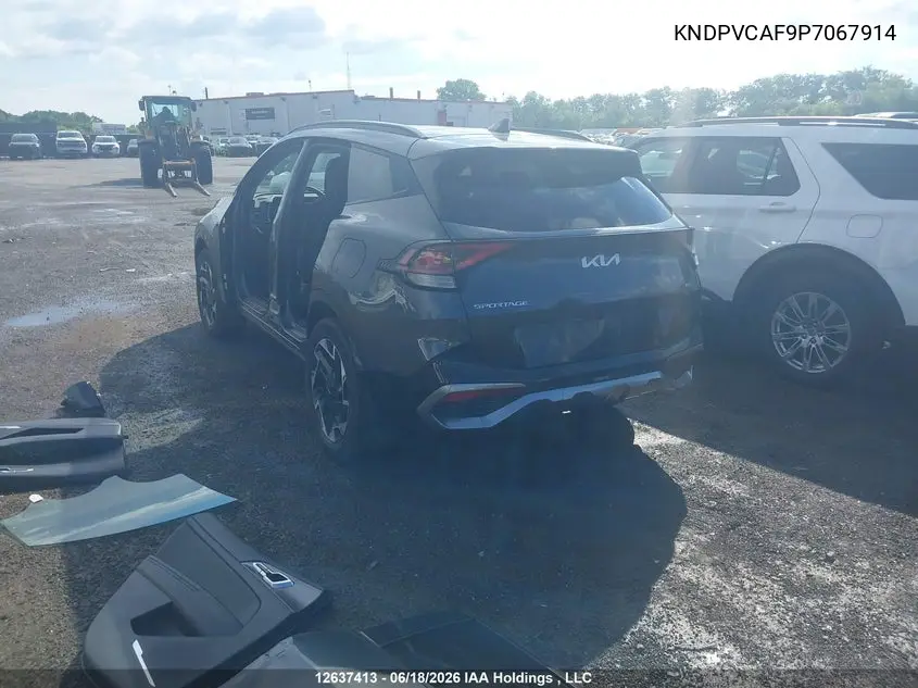2023 Kia Sportage Ex VIN: KNDPVCAF9P7067914 Lot: 12637413
