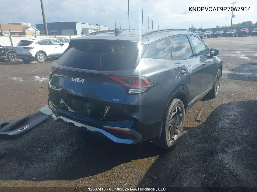 2023 Kia Sportage Ex VIN: KNDPVCAF9P7067914 Lot: 12637413