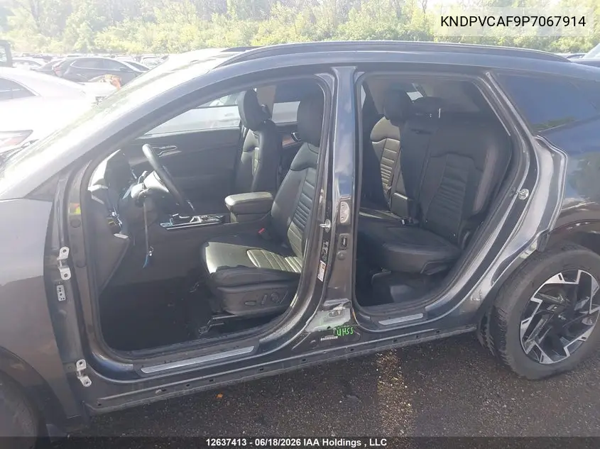 2023 Kia Sportage Ex VIN: KNDPVCAF9P7067914 Lot: 12637413