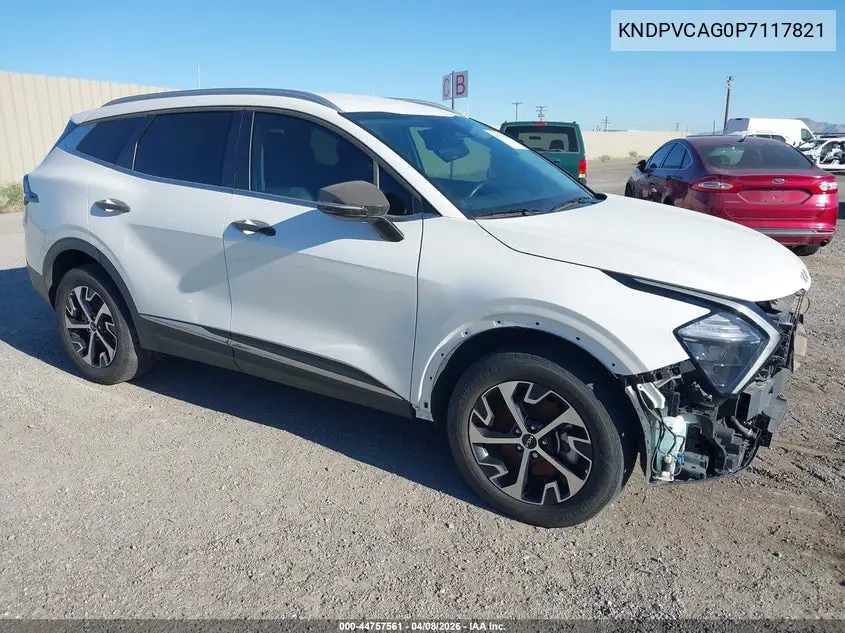 KNDPVCAG0P7117821 2023 Kia Sportage Hybrid Ex