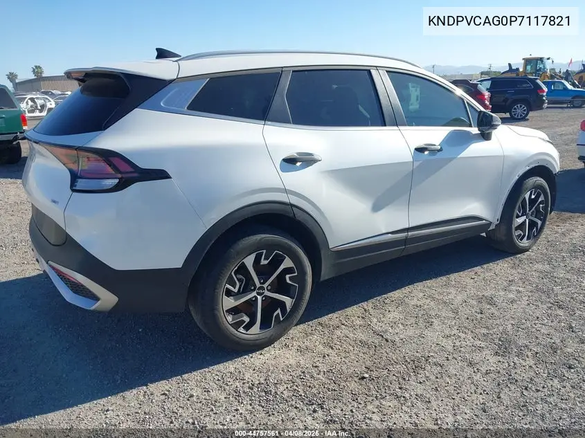 KNDPVCAG0P7117821 2023 Kia Sportage Hybrid Ex