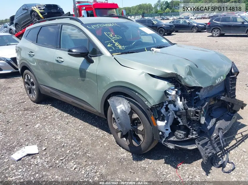 2023 Kia Sportage X-Line VIN: 5XYK6CAF5PG114818 Lot: 45375641