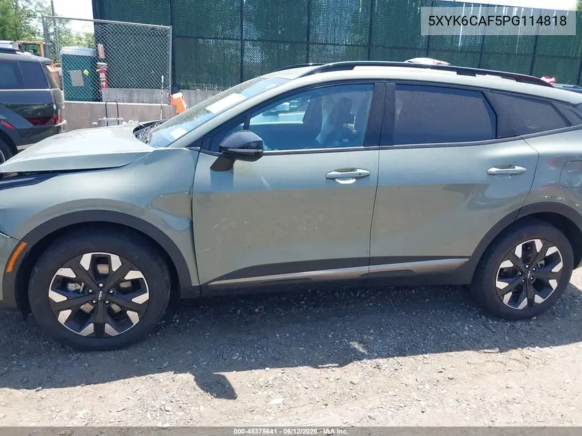 2023 Kia Sportage X-Line VIN: 5XYK6CAF5PG114818 Lot: 45375641