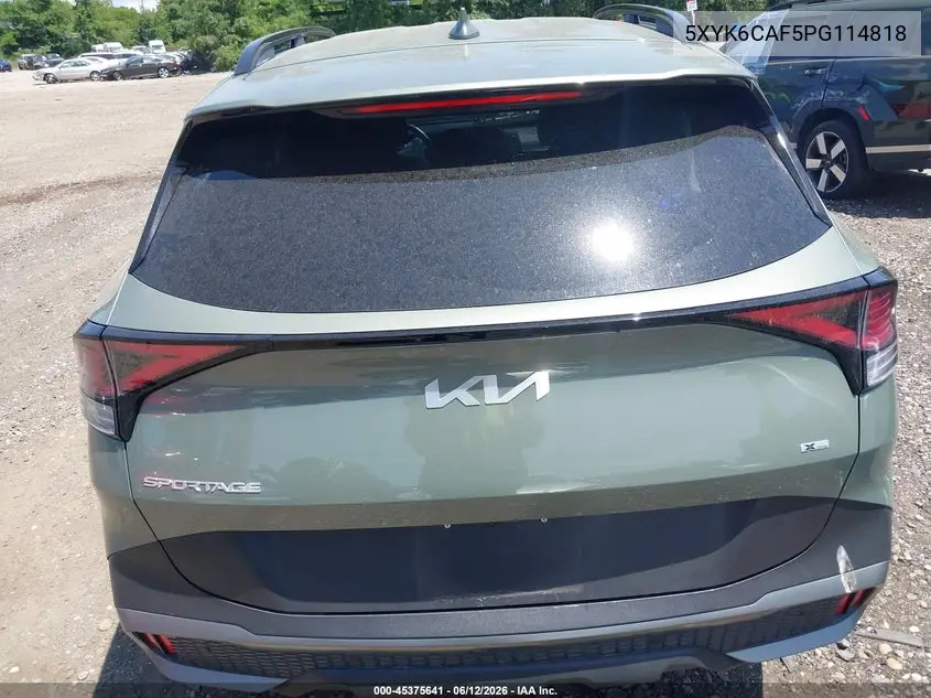 2023 Kia Sportage X-Line VIN: 5XYK6CAF5PG114818 Lot: 45375641