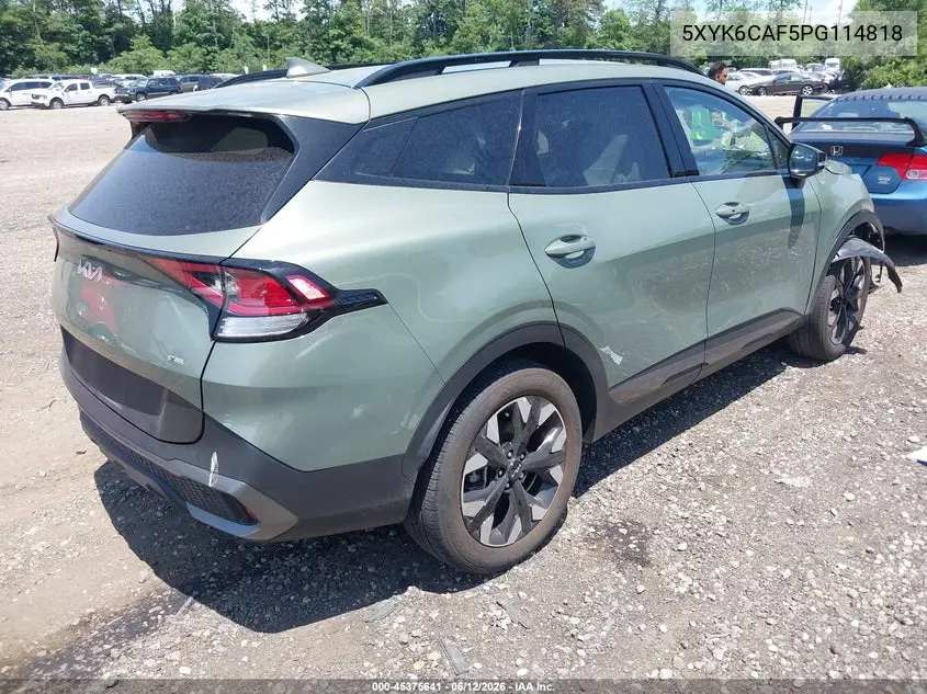 2023 Kia Sportage X-Line VIN: 5XYK6CAF5PG114818 Lot: 45375641