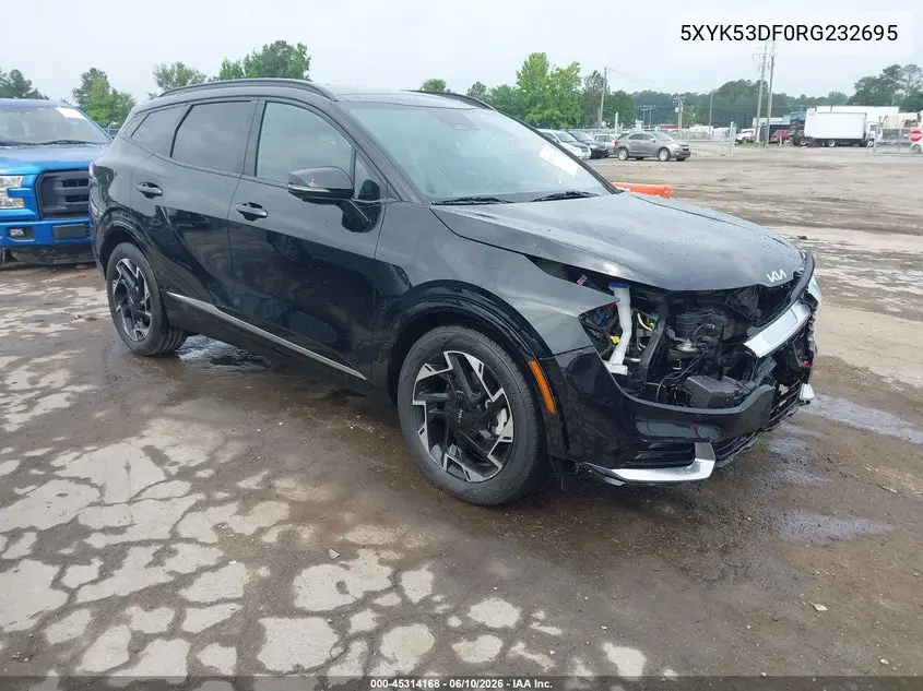 2024 Kia Sportage Sx-Prestige VIN: 5XYK53DF0RG232695 Lot: 45314168