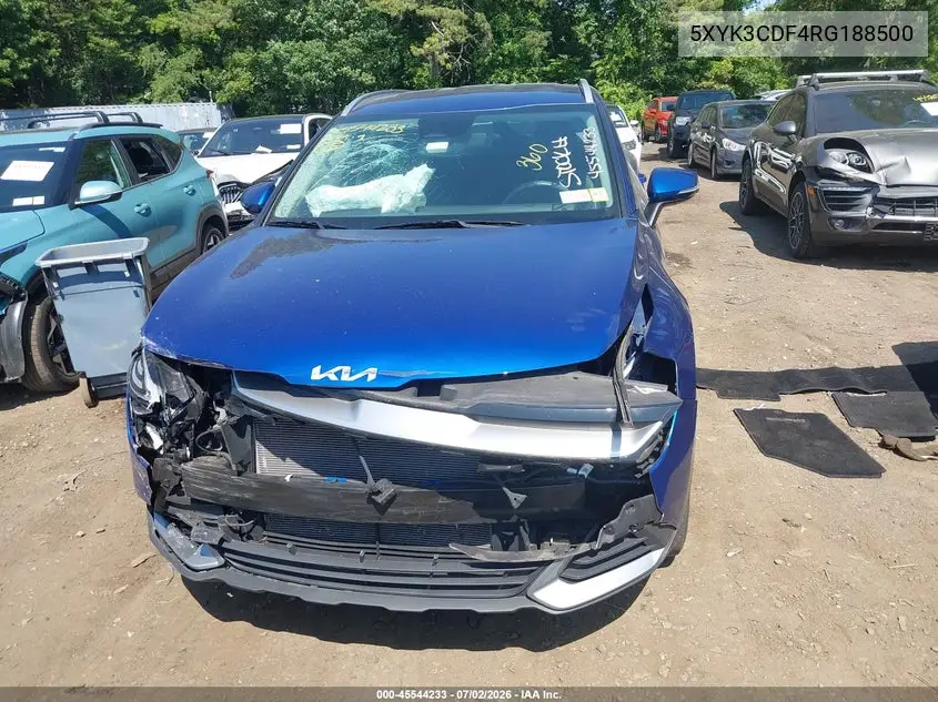 2024 Kia Sportage Ex VIN: 5XYK3CDF4RG188500 Lot: 45544233