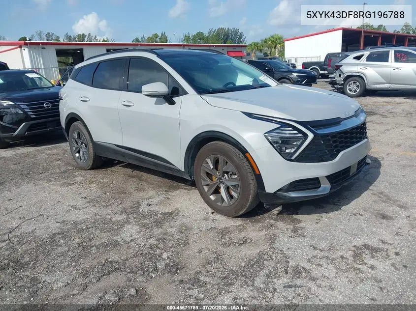 2024 Kia Sportage Sx VIN: 5XYK43DF8RG196788 Lot: 45671789