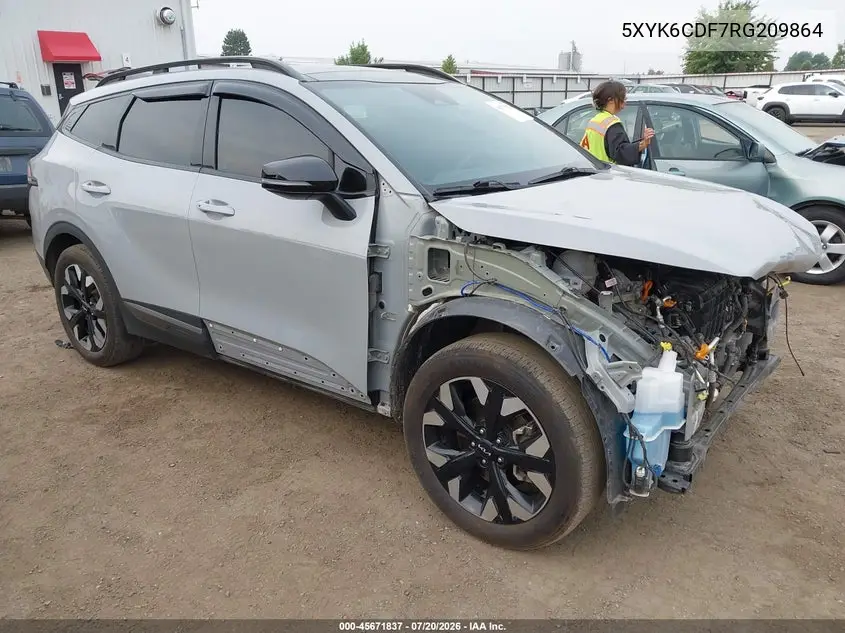 2024 Kia Sportage X-Line VIN: 5XYK6CDF7RG209864 Lot: 45671837