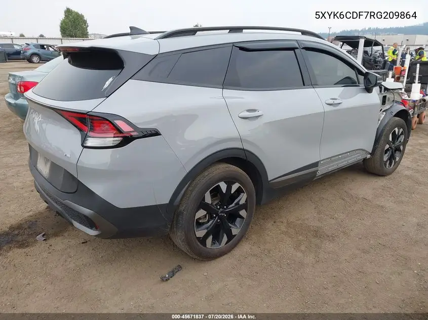 2024 Kia Sportage X-Line VIN: 5XYK6CDF7RG209864 Lot: 45671837