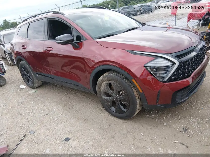 2025 Kia Sportage X-Line VIN: 5XYK6CDF4SG254539 Lot: 45423476