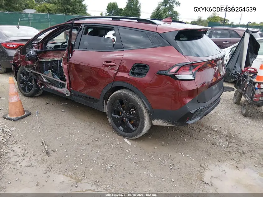 2025 Kia Sportage X-Line VIN: 5XYK6CDF4SG254539 Lot: 45423476