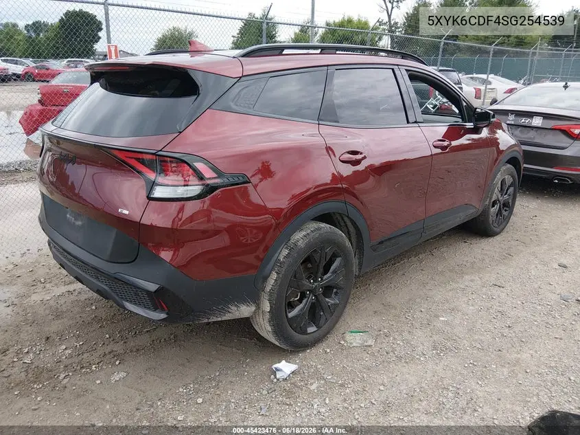 2025 Kia Sportage X-Line VIN: 5XYK6CDF4SG254539 Lot: 45423476