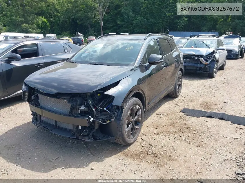 2025 Kia Sportage X-Line VIN: 5XYK6CDFXSG257672 Lot: 45586483