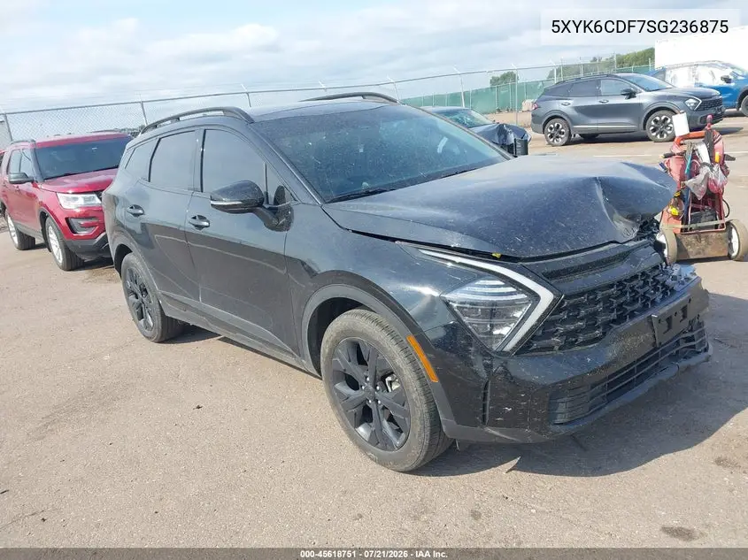 2025 Kia Sportage X-Line VIN: 5XYK6CDF7SG236875 Lot: 45618751