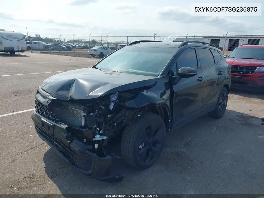 2025 Kia Sportage X-Line VIN: 5XYK6CDF7SG236875 Lot: 45618751