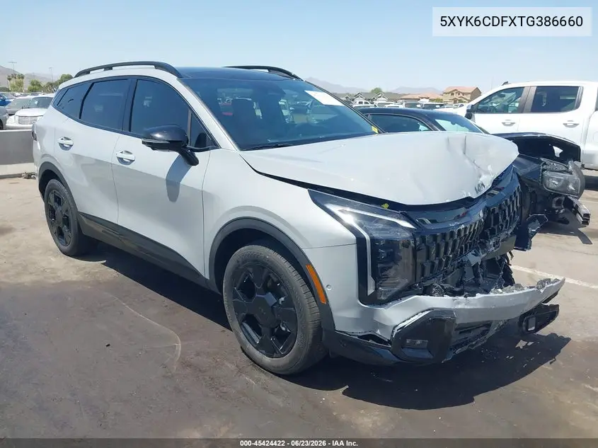 2026 Kia Sportage X-Line VIN: 5XYK6CDFXTG386660 Lot: 45424422