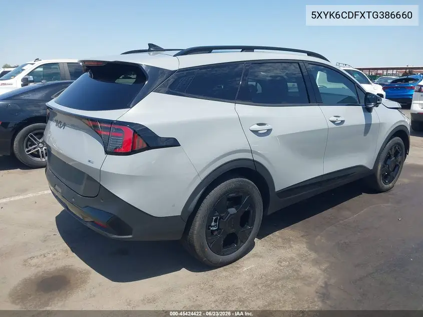 2026 Kia Sportage X-Line VIN: 5XYK6CDFXTG386660 Lot: 45424422