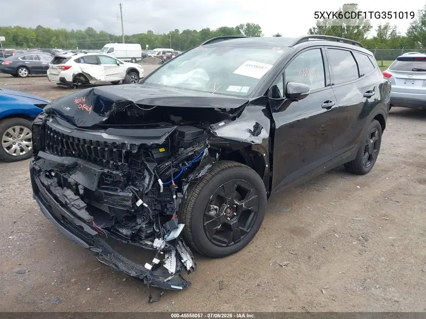 2026 Kia Sportage X-Line VIN: 5XYK6CDF1TG351019 Lot: 45558057