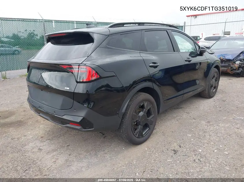 2026 Kia Sportage X-Line VIN: 5XYK6CDF1TG351019 Lot: 45558057