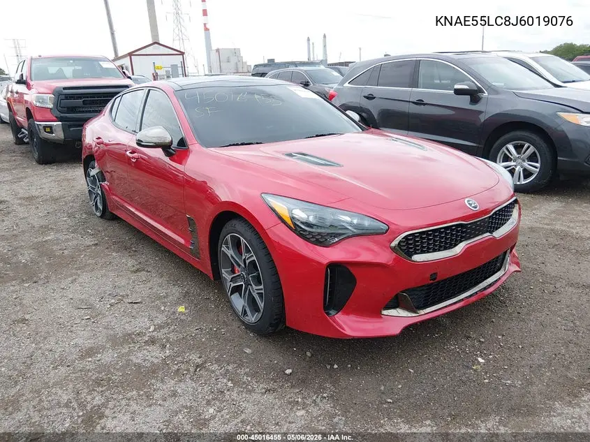 2018 Kia Stinger Gt2 VIN: KNAE55LC8J6019076 Lot: 45016455