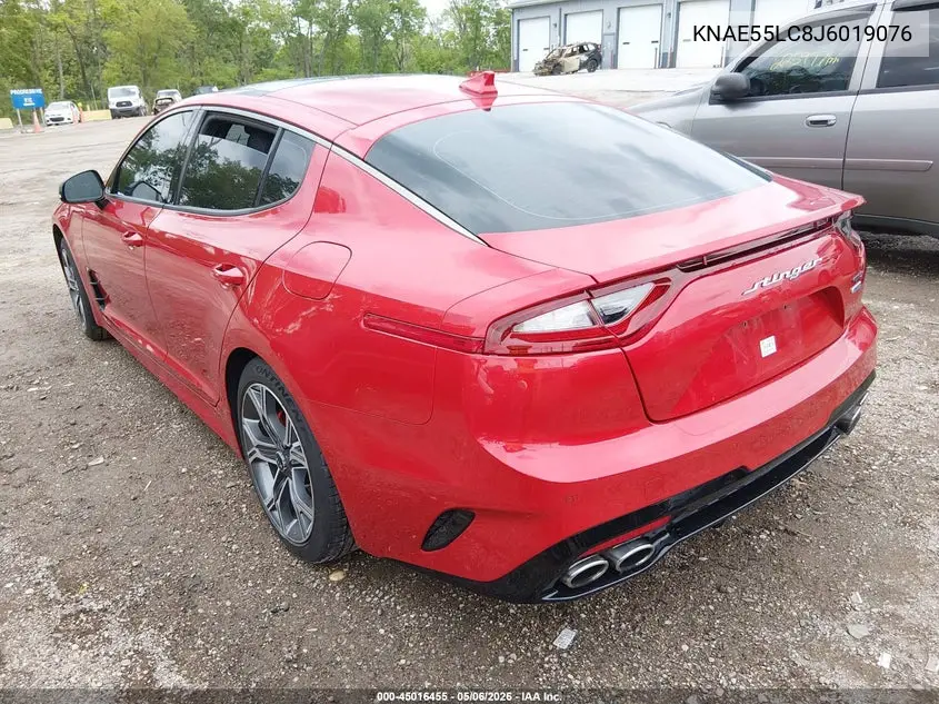 2018 Kia Stinger Gt2 VIN: KNAE55LC8J6019076 Lot: 45016455