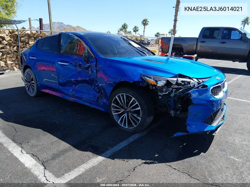 2018 Kia Stinger Premium VIN: KNAE25LA3J6014021 Lot: 45065844