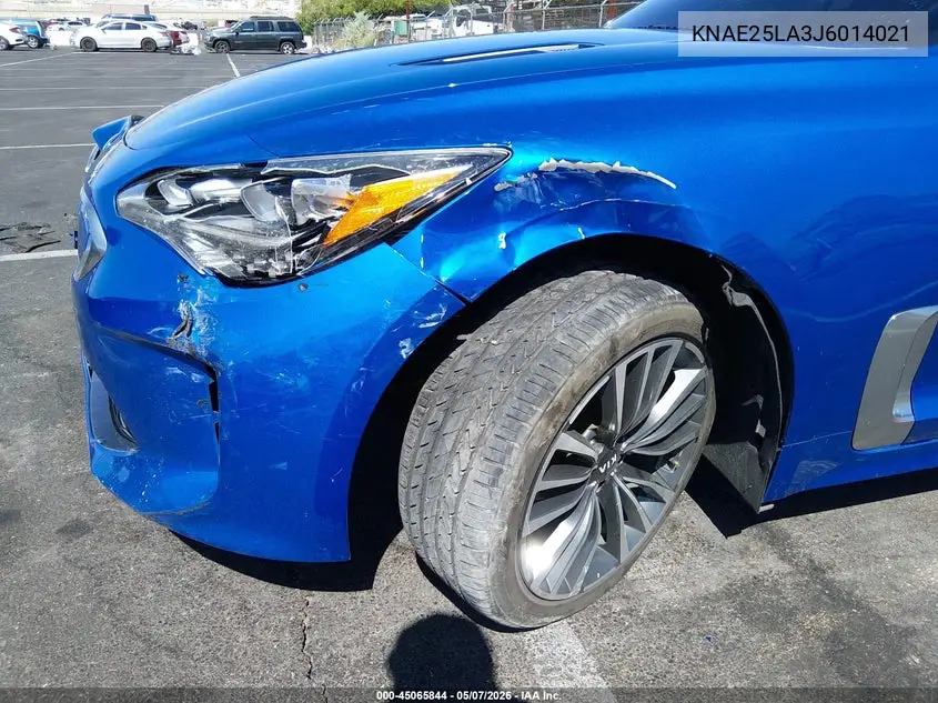 2018 Kia Stinger Premium VIN: KNAE25LA3J6014021 Lot: 45065844