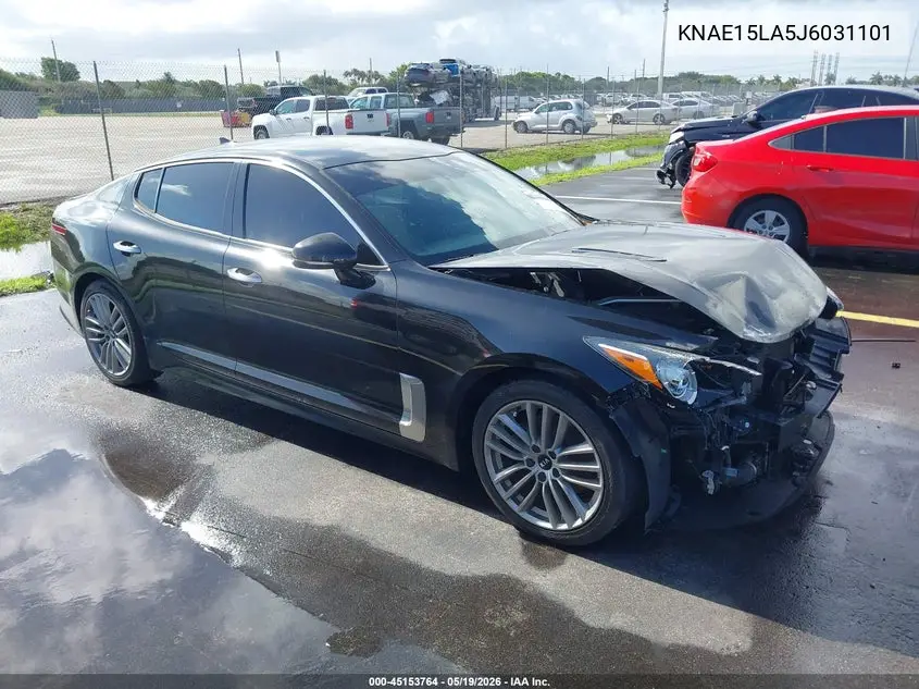 2018 Kia Stinger VIN: KNAE15LA5J6031101 Lot: 45153764