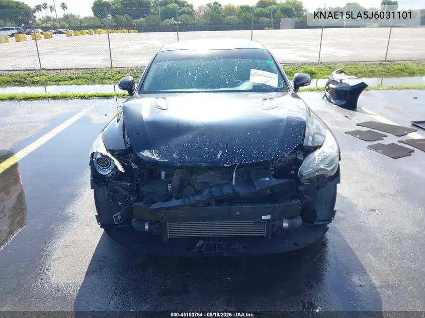 2018 Kia Stinger VIN: KNAE15LA5J6031101 Lot: 45153764
