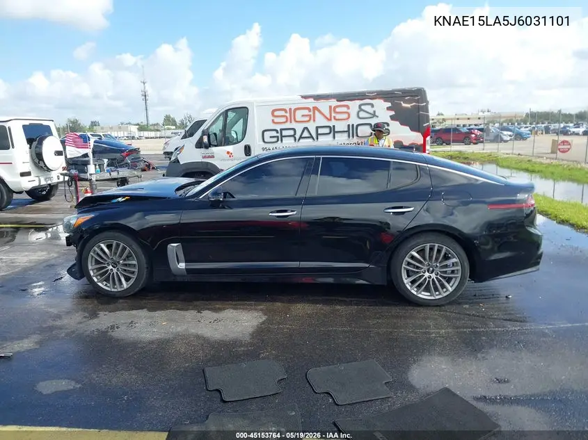 2018 Kia Stinger VIN: KNAE15LA5J6031101 Lot: 45153764
