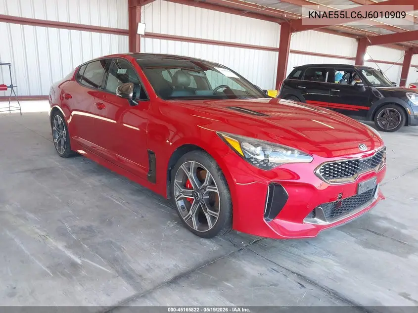 2018 Kia Stinger Gt2 VIN: KNAE55LC6J6010909 Lot: 45165822