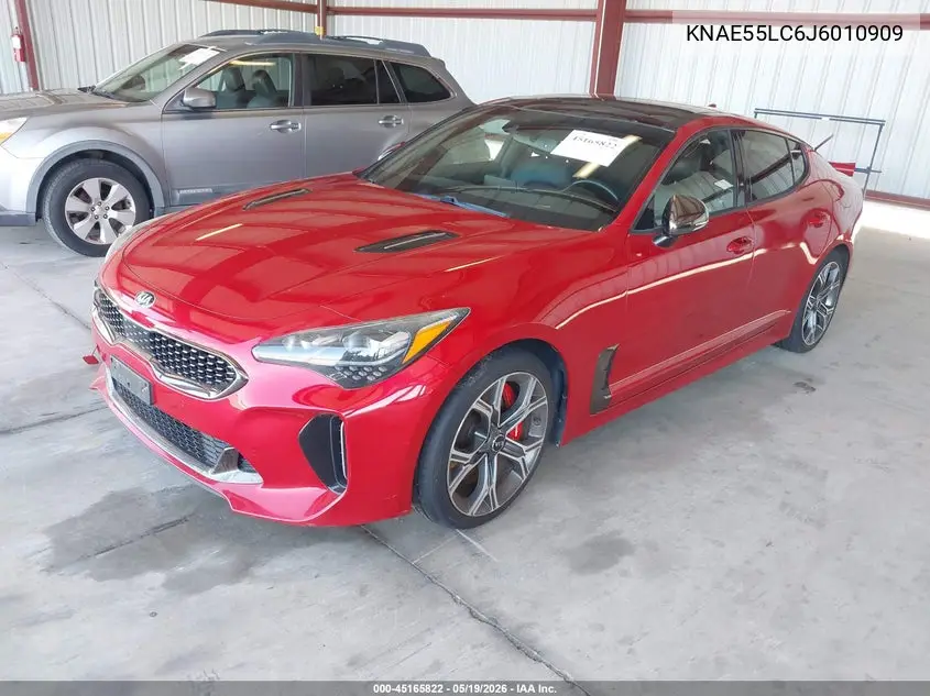 2018 Kia Stinger Gt2 VIN: KNAE55LC6J6010909 Lot: 45165822