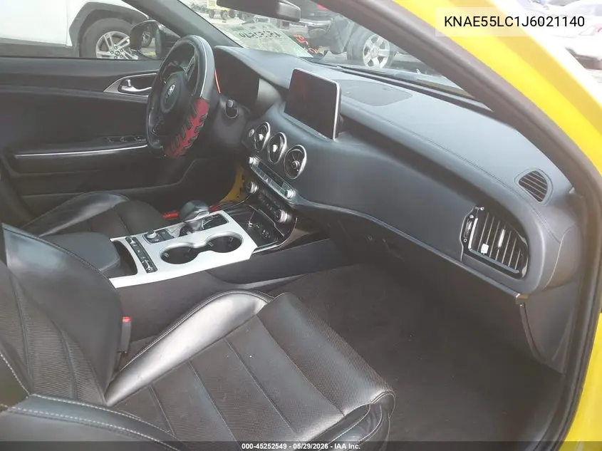 2018 Kia Stinger Gt2 VIN: KNAE55LC1J6021140 Lot: 45252549