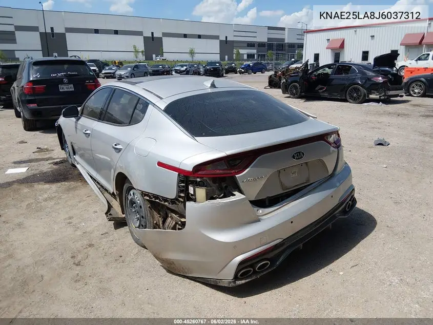 2018 Kia Stinger Premium VIN: KNAE25LA8J6037312 Lot: 45260767