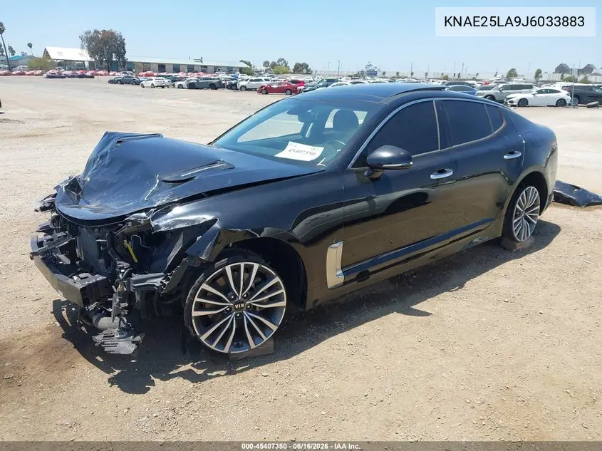 2018 Kia Stinger Premium VIN: KNAE25LA9J6033883 Lot: 45407350