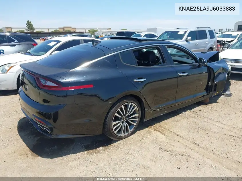 2018 Kia Stinger Premium VIN: KNAE25LA9J6033883 Lot: 45407350
