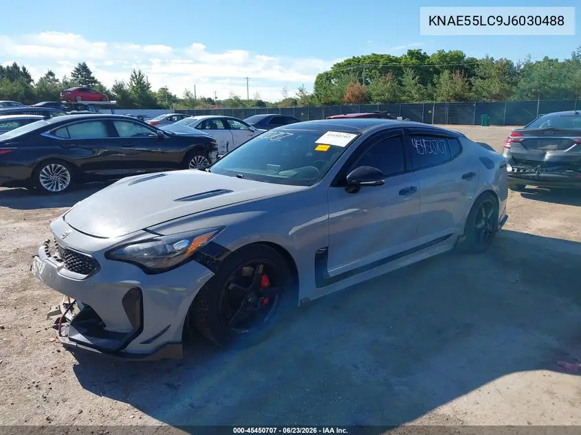 2018 Kia Stinger Gt2 VIN: KNAE55LC9J6030488 Lot: 45450707