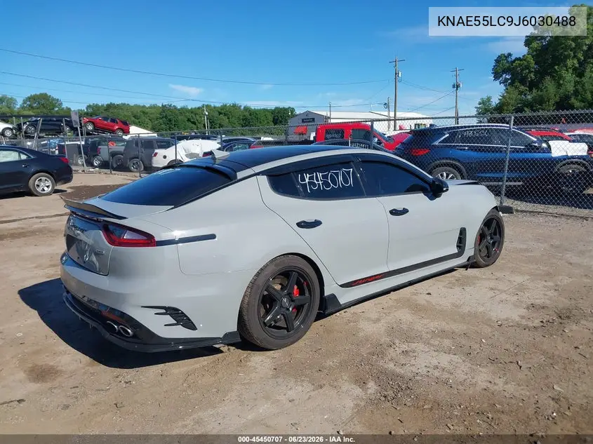 2018 Kia Stinger Gt2 VIN: KNAE55LC9J6030488 Lot: 45450707