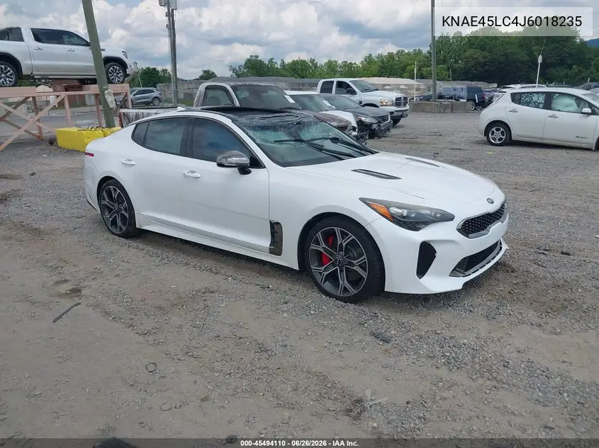 2018 Kia Stinger Gt1 VIN: KNAE45LC4J6018235 Lot: 45494110