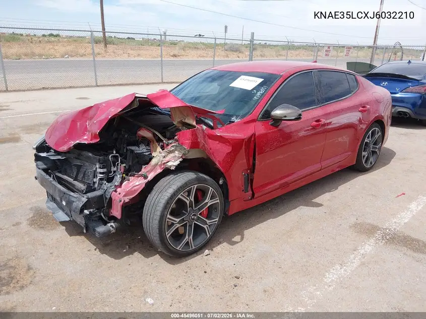 2018 Kia Stinger Gt VIN: KNAE35LCXJ6032210 Lot: 45496051