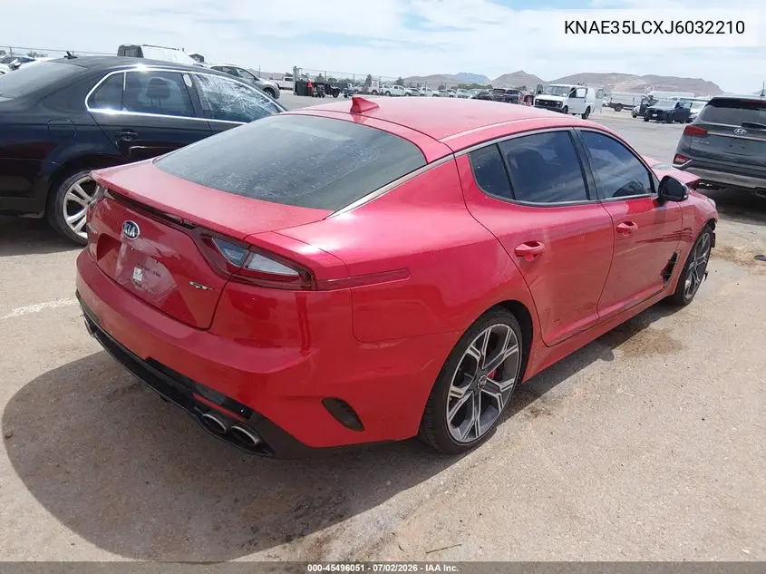 2018 Kia Stinger Gt VIN: KNAE35LCXJ6032210 Lot: 45496051