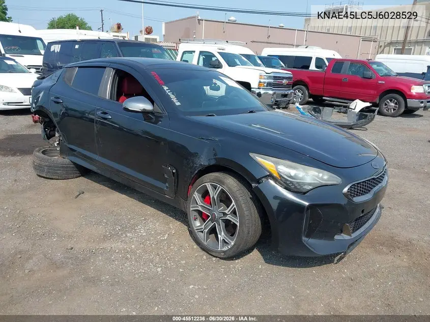 2018 Kia Stinger Gt1 VIN: KNAE45LC5J6028529 Lot: 45512236