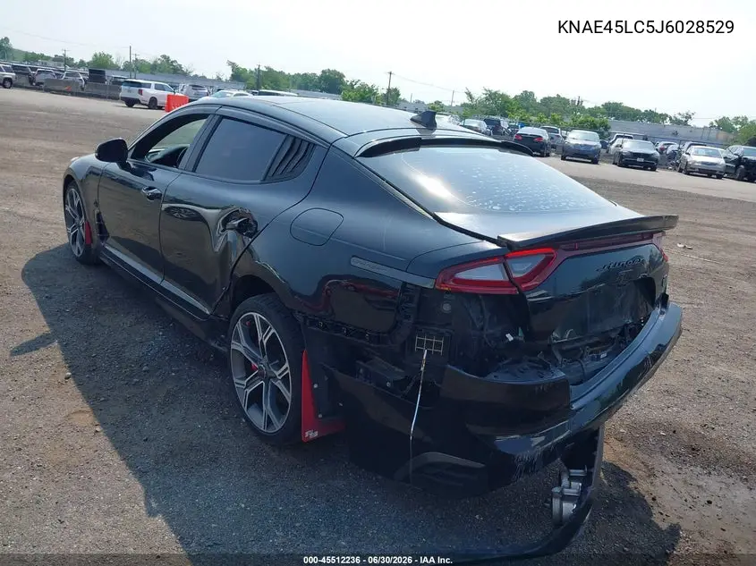 2018 Kia Stinger Gt1 VIN: KNAE45LC5J6028529 Lot: 45512236