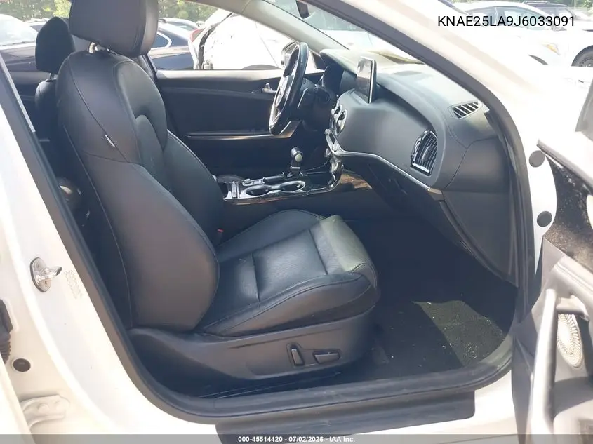 2018 Kia Stinger Premium VIN: KNAE25LA9J6033091 Lot: 45514420