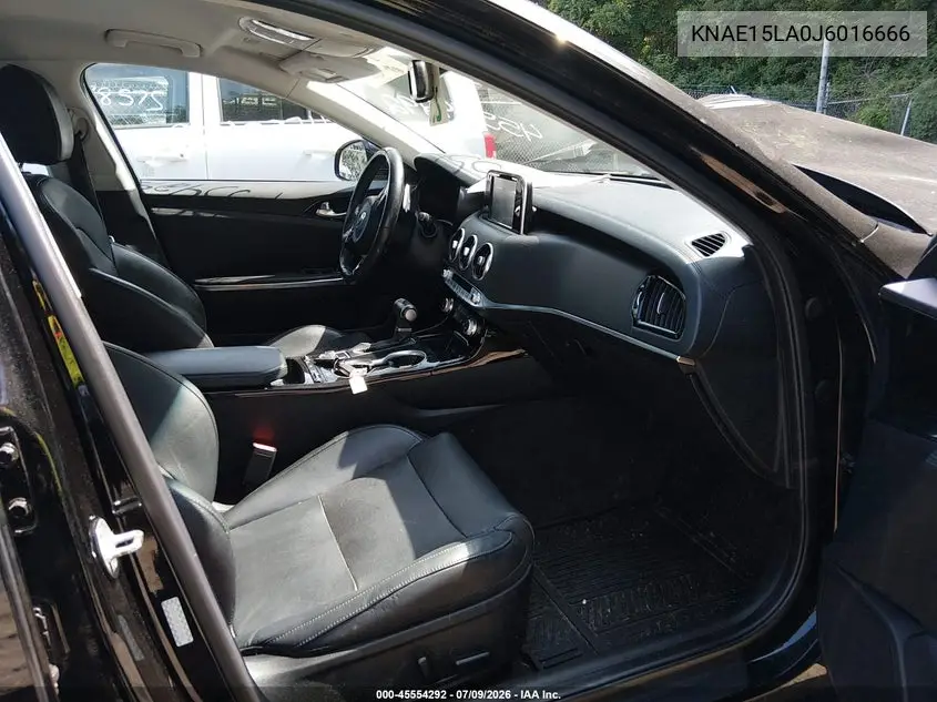 2018 Kia Stinger VIN: KNAE15LA0J6016666 Lot: 45554292