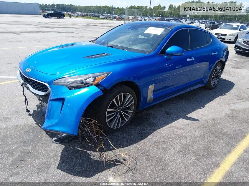 2018 Kia Stinger Premium VIN: KNAE25LA6J6041004 Lot: 45640466